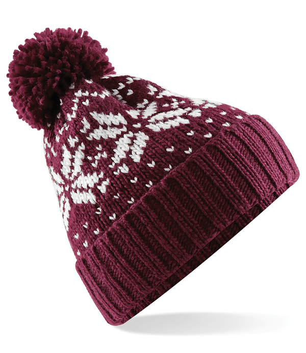 Beechfield Fair Isle Snowstar&reg Beanie