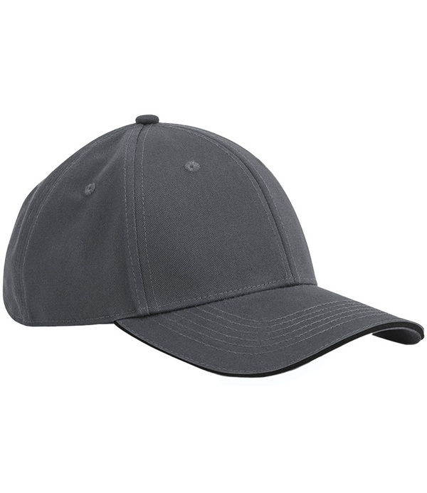 Beechfield EarthAware&reg Classic Organic Cotton 6 Panel Sandwich Peak Cap