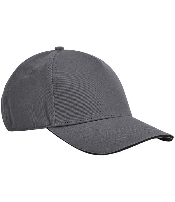 Beechfield EarthAware&reg Classic Organic Cotton 5 Panel Sandwich Peak Cap