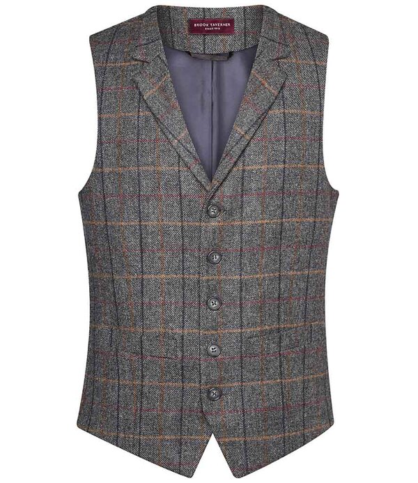 Brook Taverner Memphis Tweed Waistcoat