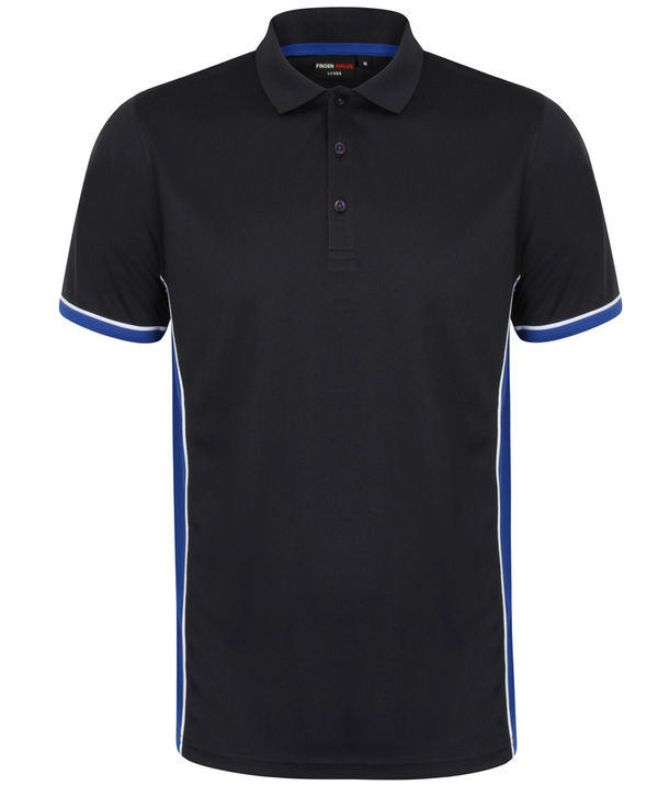 Finden + Hales Contrast Panel Polo Shirt