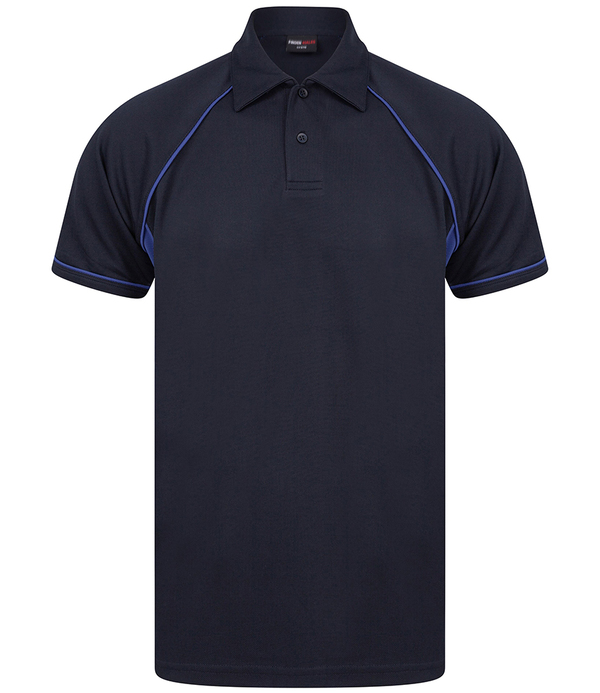 Finden + Hales Performance Piped Polo Shirt