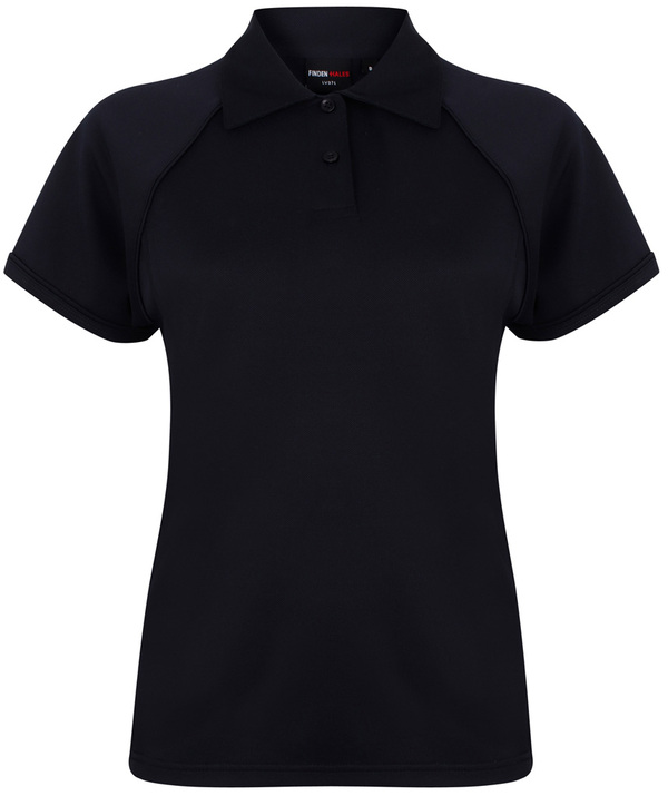 Finden + Hales Ladies Performance Piped Polo Shirt