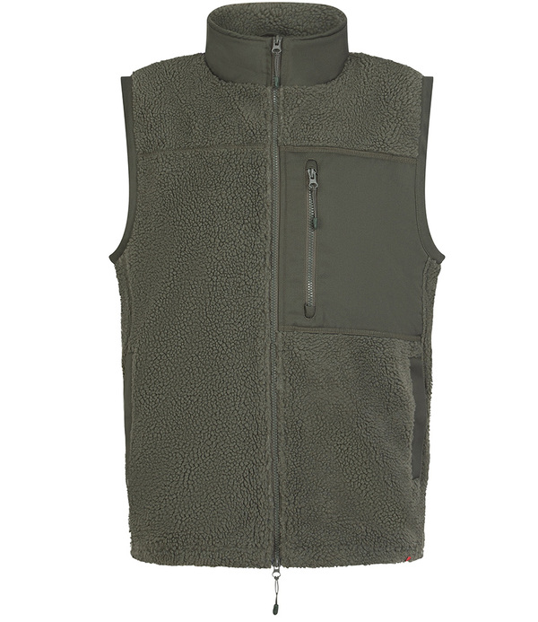Front Row Recycled Sherpa Gilet