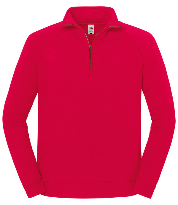 Fruit of the Loom Iconic Premium Zip Neck Sweatshirt