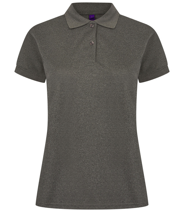 Henbury Ladies Coolplus&reg Wicking Piqué Polo Shirt