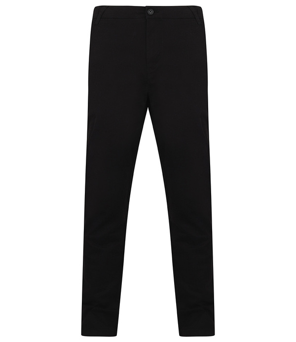 Henbury Stretch Flex Waistband Chino Trousers