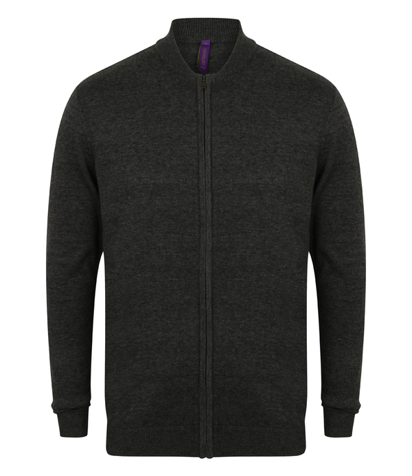 Henbury Unisex Zip Through Cardigan