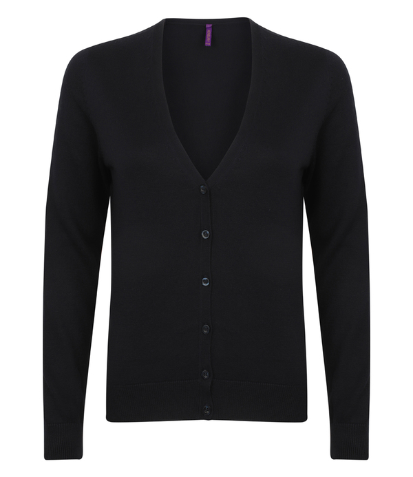 Henbury Ladies Lightweight V Neck Cardigan
