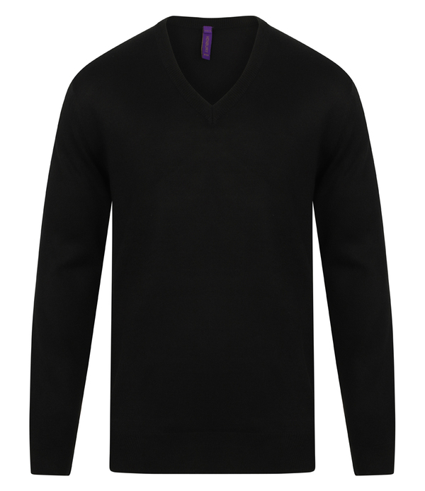 Henbury Acrylic V Neck Sweater