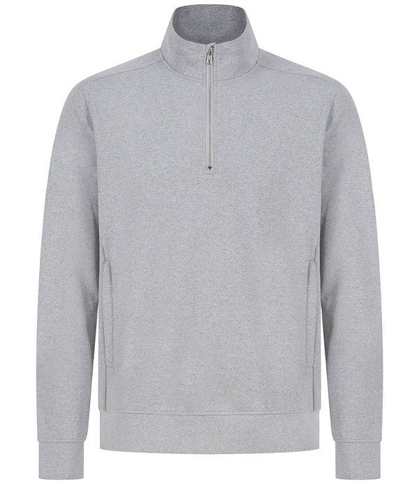 Henbury Unisex Sustainable 1/4 Zip Sweatshirt
