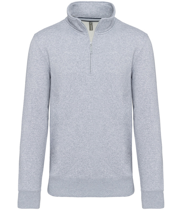 Kariban Zip Neck Sweatshirt