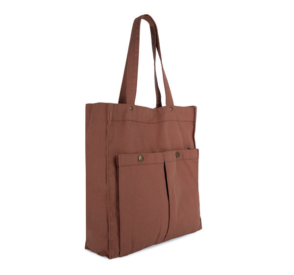 Kimood Washed Cotton Bag with Pockets