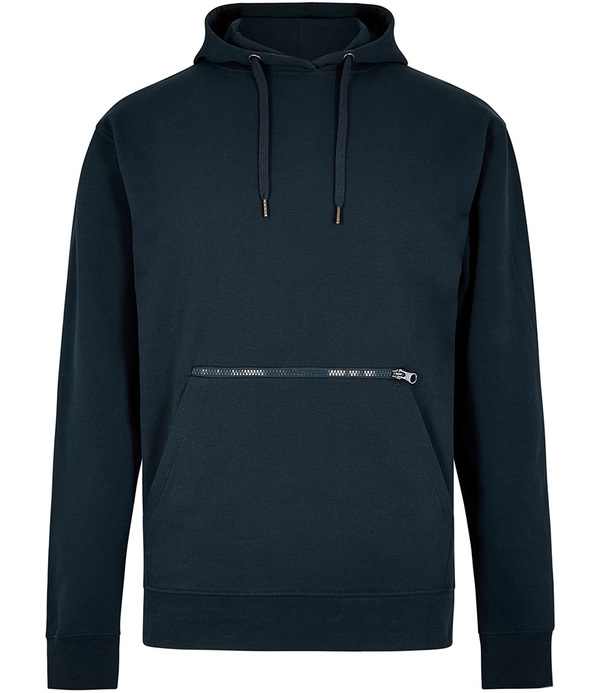 Kustom Kit Regular Fit Piqué Zipped Pocket Hoodie