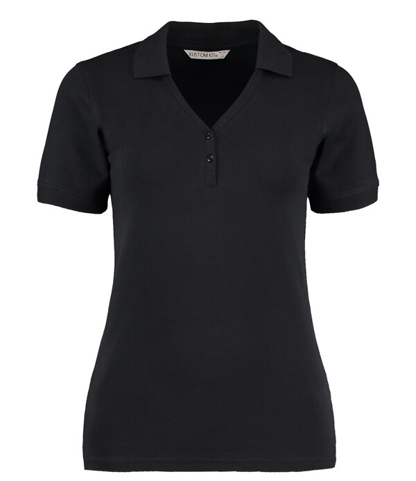 Kustom Kit Sophia Comfortec&reg V Neck Polo Shirt