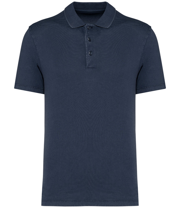 Native Spirit Washed Jersey Polo Shirt