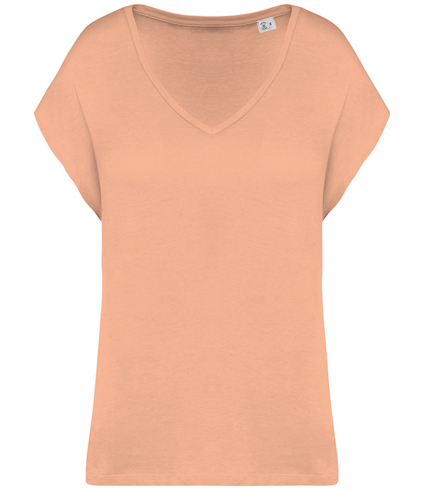 Native Spirit Ladies Oversized V Neck T-Shirt