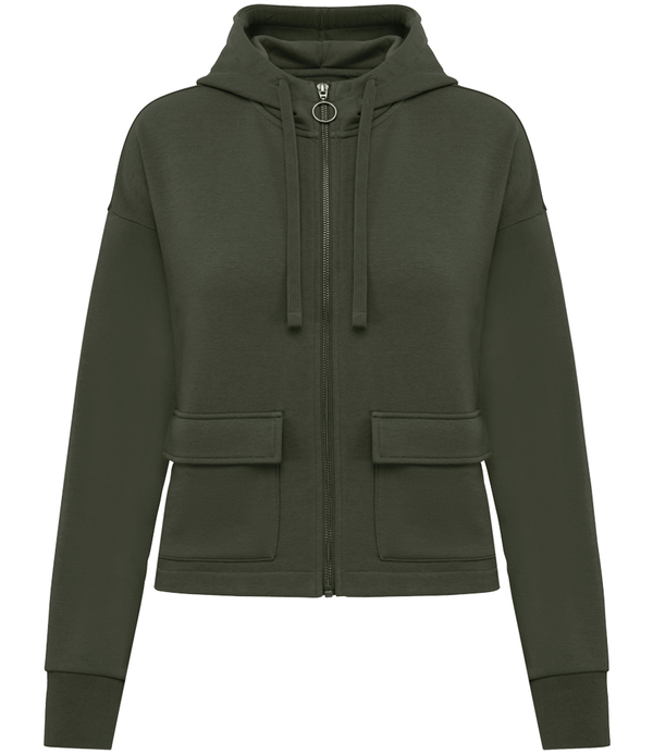 Native Spirit Ladies Full Zip Hooded Sweatshirt