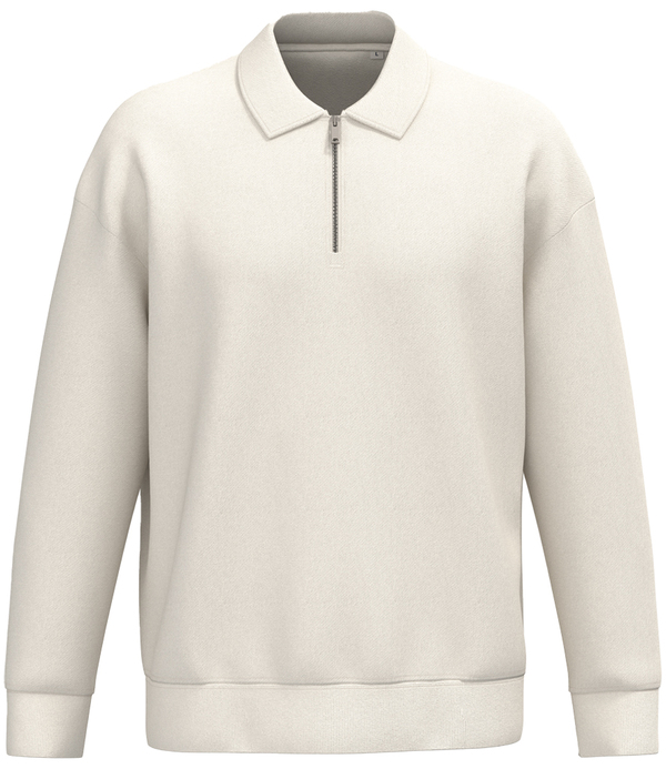 Native Spirit Unisex 1/4 Zip Sweatshirt with Polo Collar