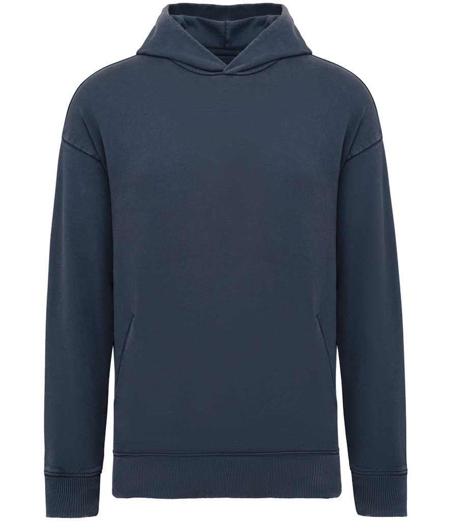 Native Spirit Unisex Washed Effect Oversized Hooded Sweatshirt