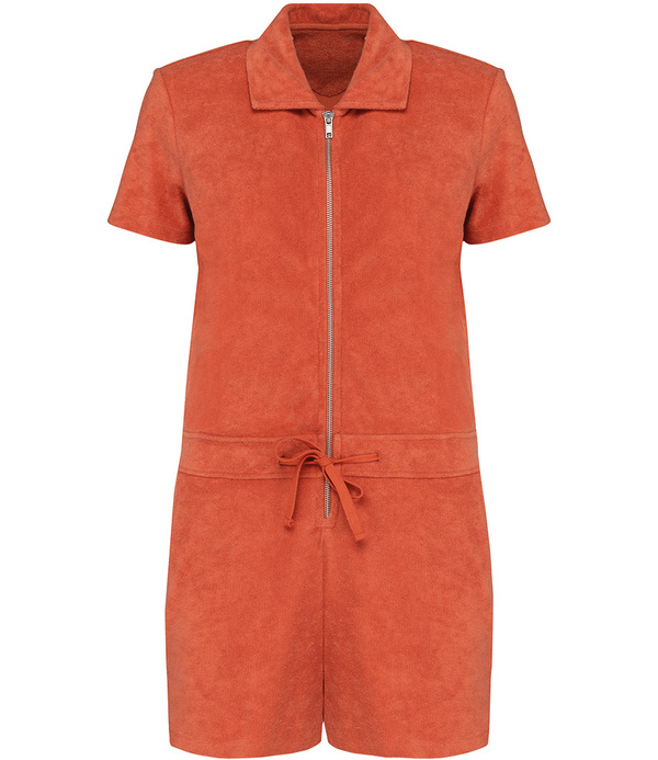 Native Spirit Ladies Terry Towel Short Overall