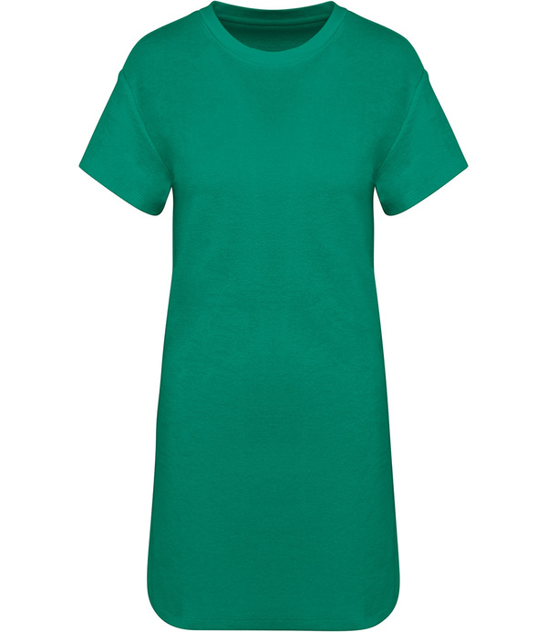 Native Spirit Ladies Terry Towel Dropped Shoulder T-Shirt Dress