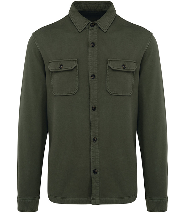 Native Spirit Faded Brushed Fleece Overshirt