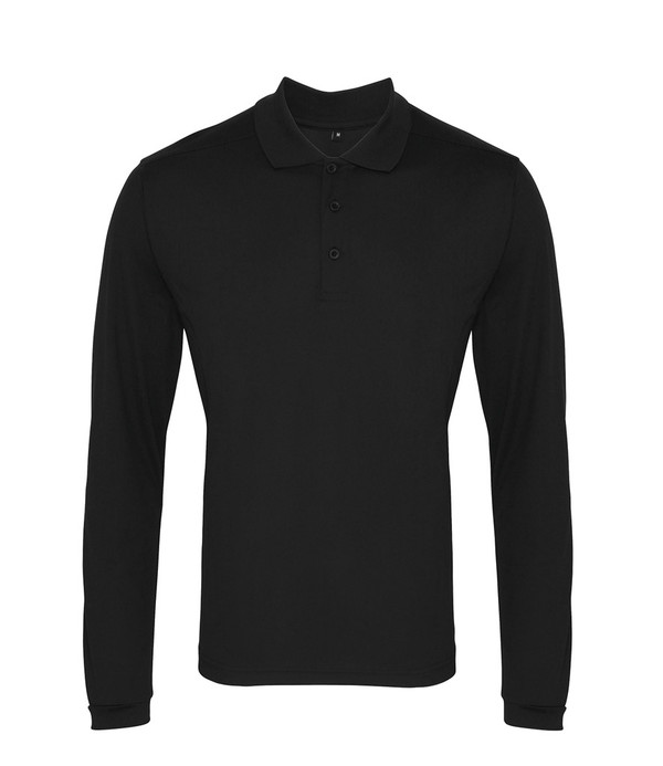 Premier Long Sleeve Coolchecker&reg Piqué Polo Shirt