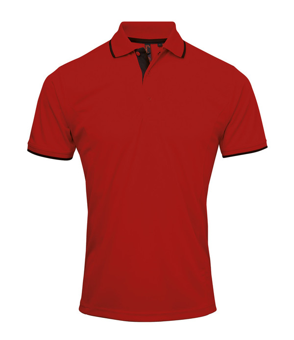 Premier Contrast Coolchecker&reg Piqué Polo Shirt