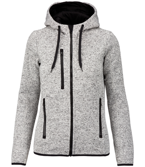 Proact Ladies Heather Hooded Jacket