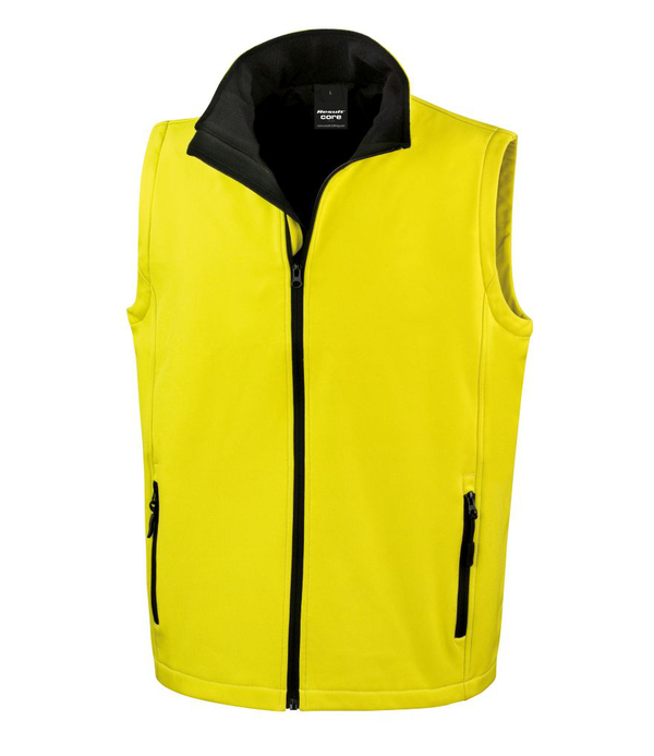 Result Core Printable Soft Shell Bodywarmer