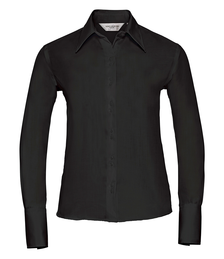 Russell Athletic Collection Ladies Long Sleeve Ultimate Non-Iron Shirt