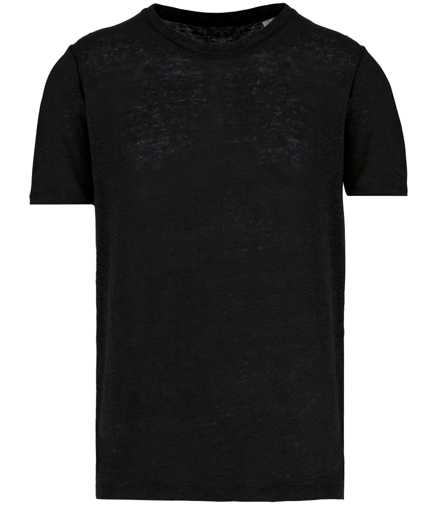 Spasso Crew Neck Linen T-Shirt