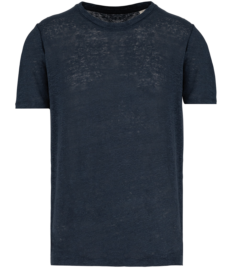 Spasso Crew Neck Linen T-Shirt