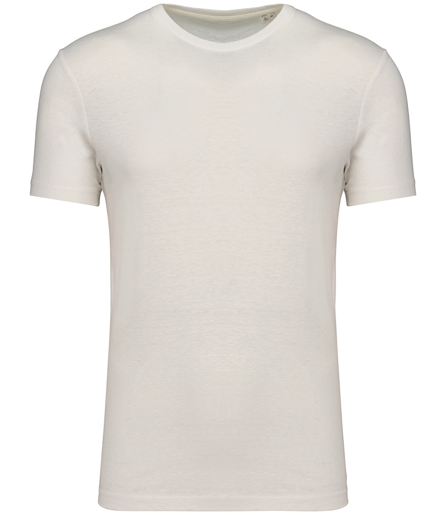 Spasso Unisex Organic Cotton Linen Blend T-Shirt