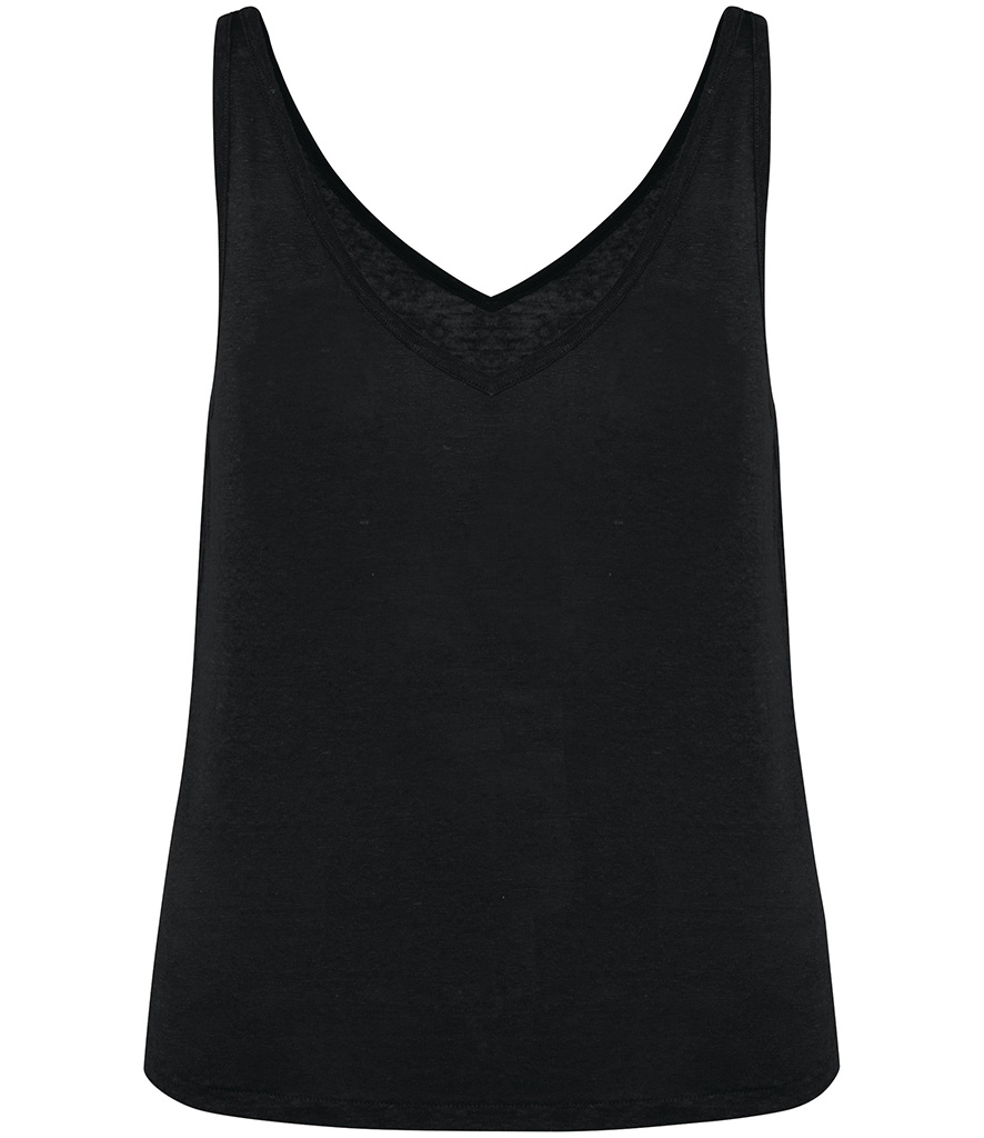 Spasso Ladies Linen Tank Top