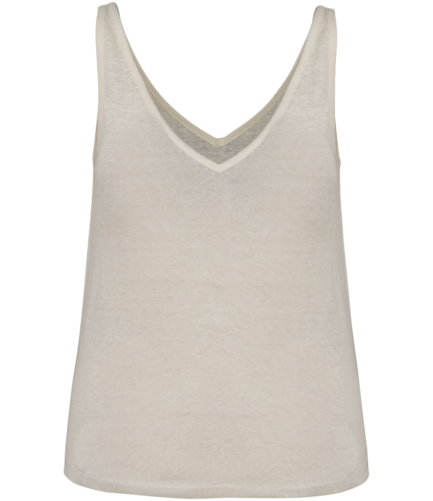 Spasso Ladies Linen Tank Top