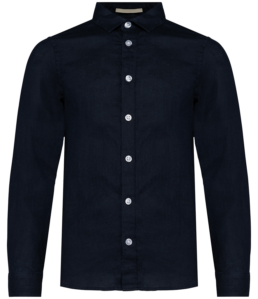 Spasso Kids Long Sleeve Linen Shirt