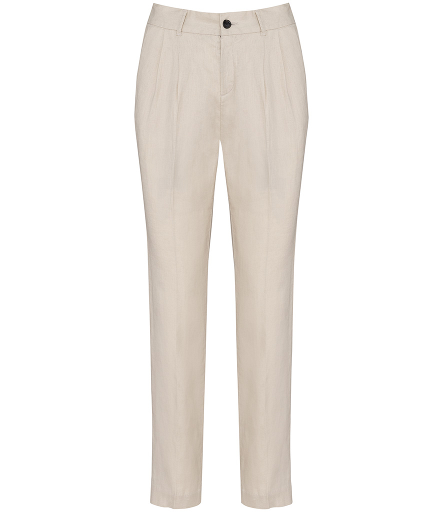 Spasso Ladies Linen Trousers