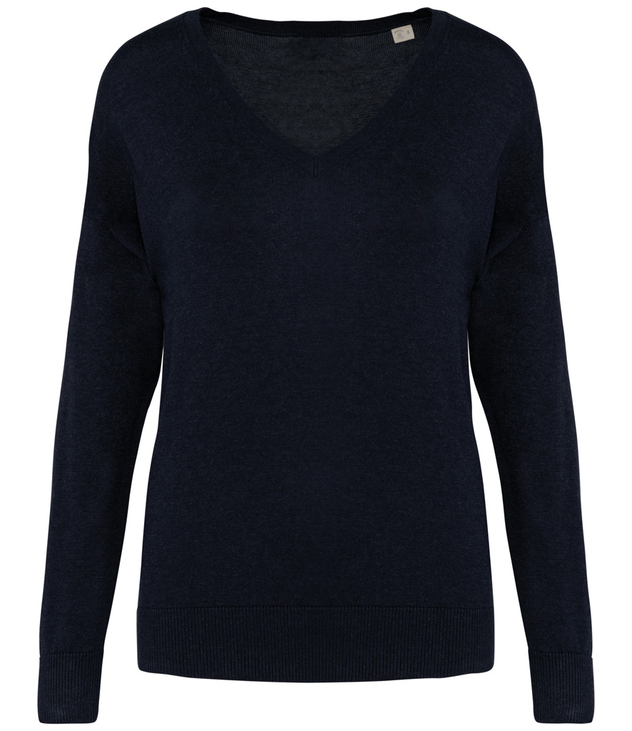 Spasso Ladies TENCEL™ V Neck Sweater