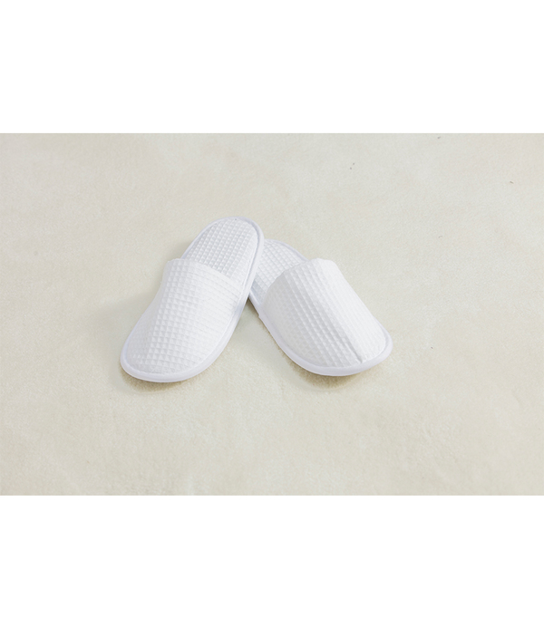 Towel City Waffle Mule Slippers