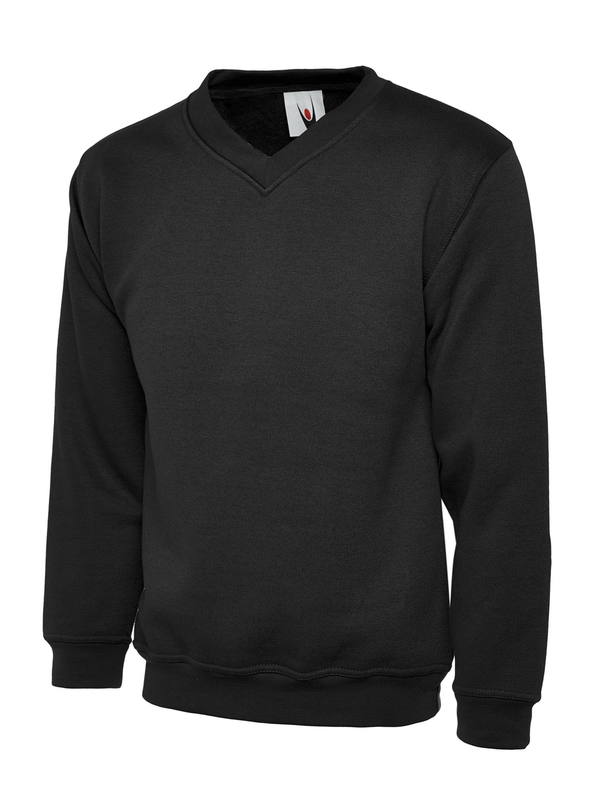 Uneek Childrens Classic V-Neck Sweatshirt