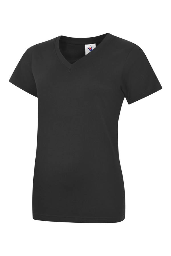 Uneek Ladies Classic V-Neck T-Shirt