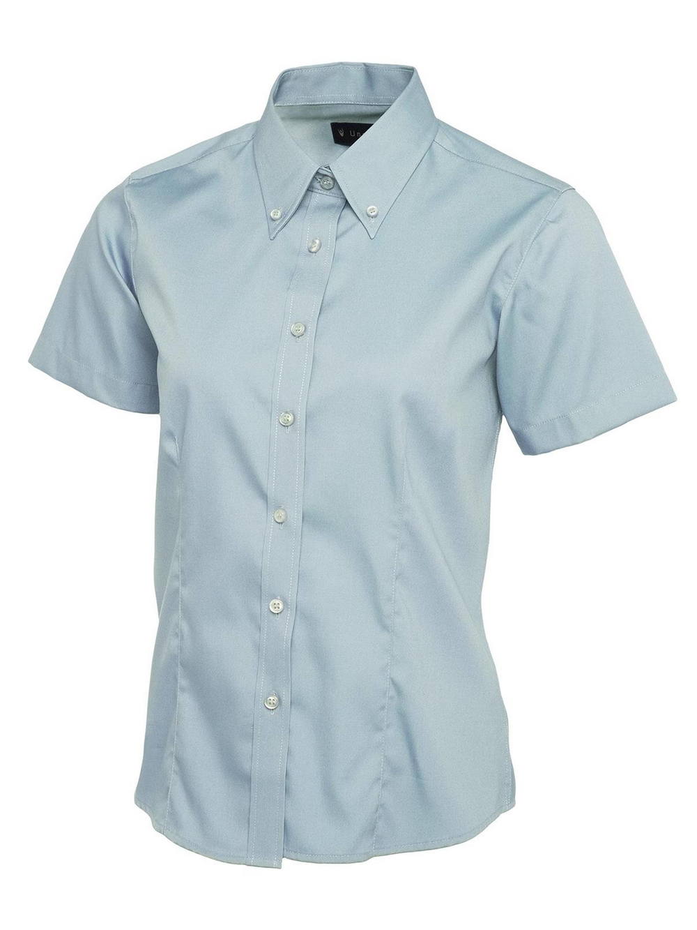 Uneek Ladies Pinpoint Oxford Half Sleeve Shirt
