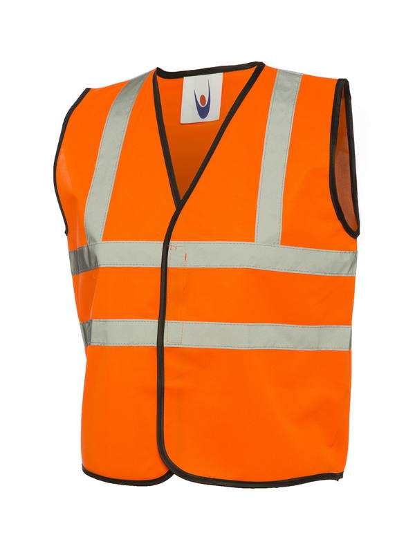 Uneek Childrens Hi Vis Waist Coat