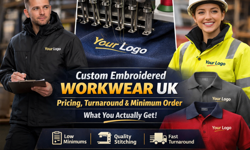 Custom Embroidered Workwear UK