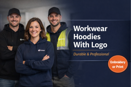 Workwear Hoodies With Logo Durable & Professional